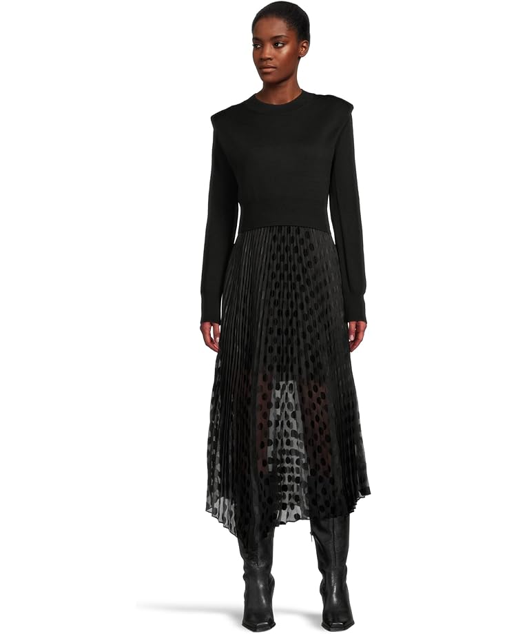 AllSaints Leia Dott Dress Women's Black Online Sale