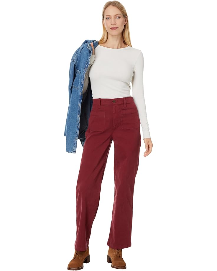 Madewell Patch Pocket Emmett Winnitex Twill Women's Claret