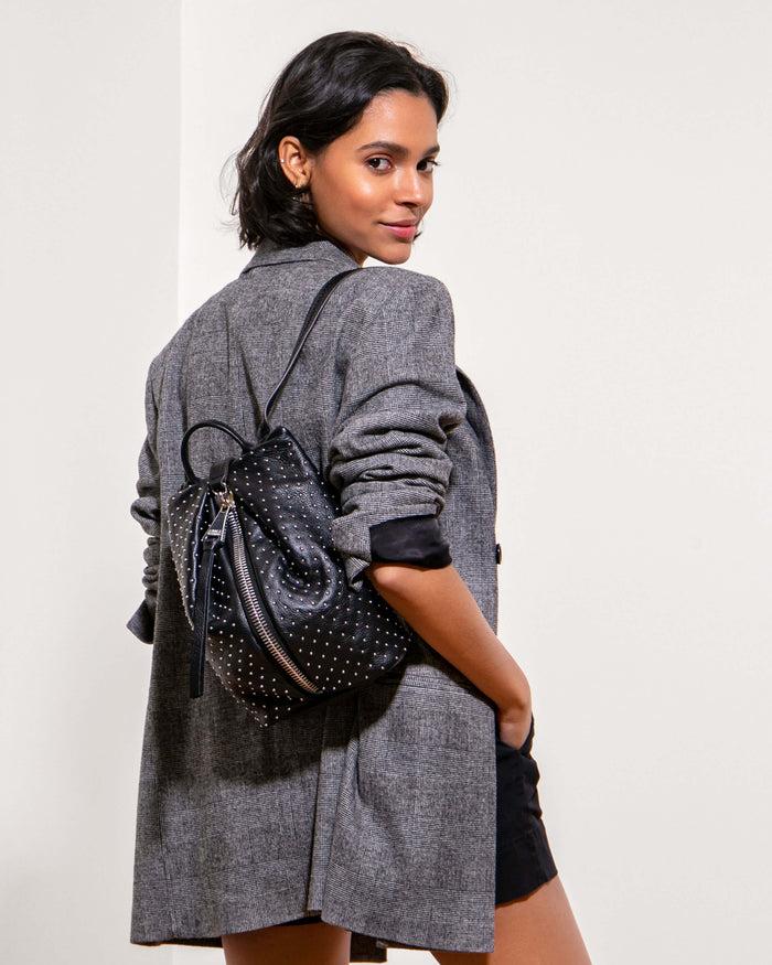 aimee kestenberg mini backpack Tamitha Leather Backpack,Ombre Shearling Its the perfect blend of style and function Aimee Kestenberg Cream Pebbled Leather
