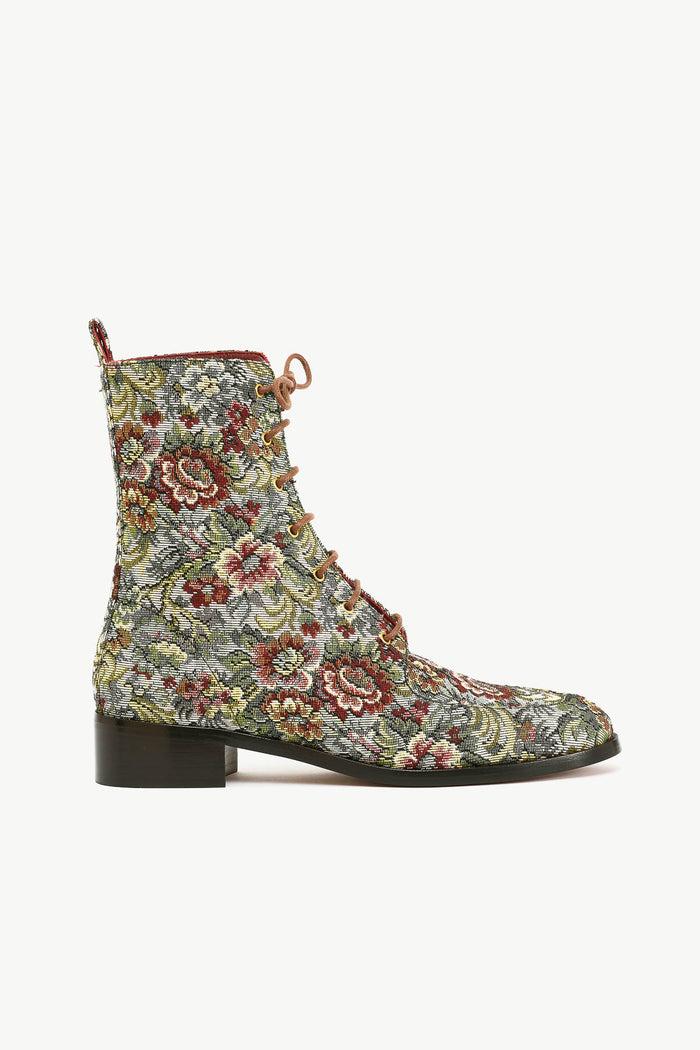 giuliva heritage collection Catalina Ankle Boot in Gobelin and Leather Clearance