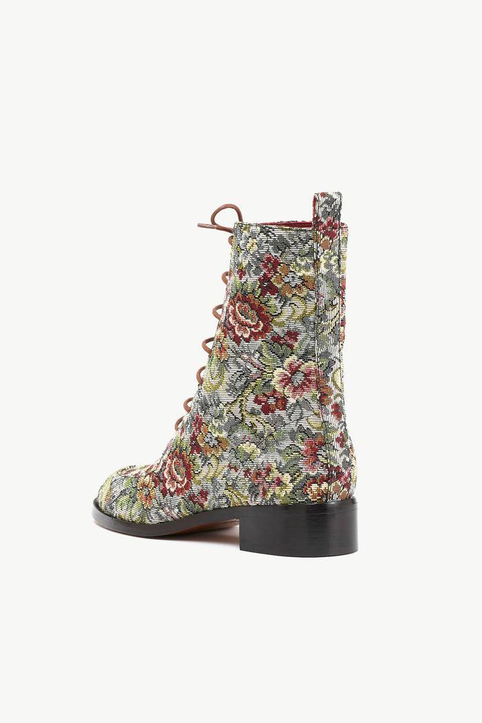 giuliva heritage collection Catalina Ankle Boot in Gobelin and Leather